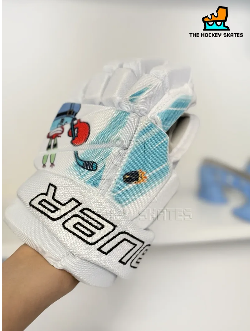 Bauer Mr. Krabs Custom Hockey Gloves