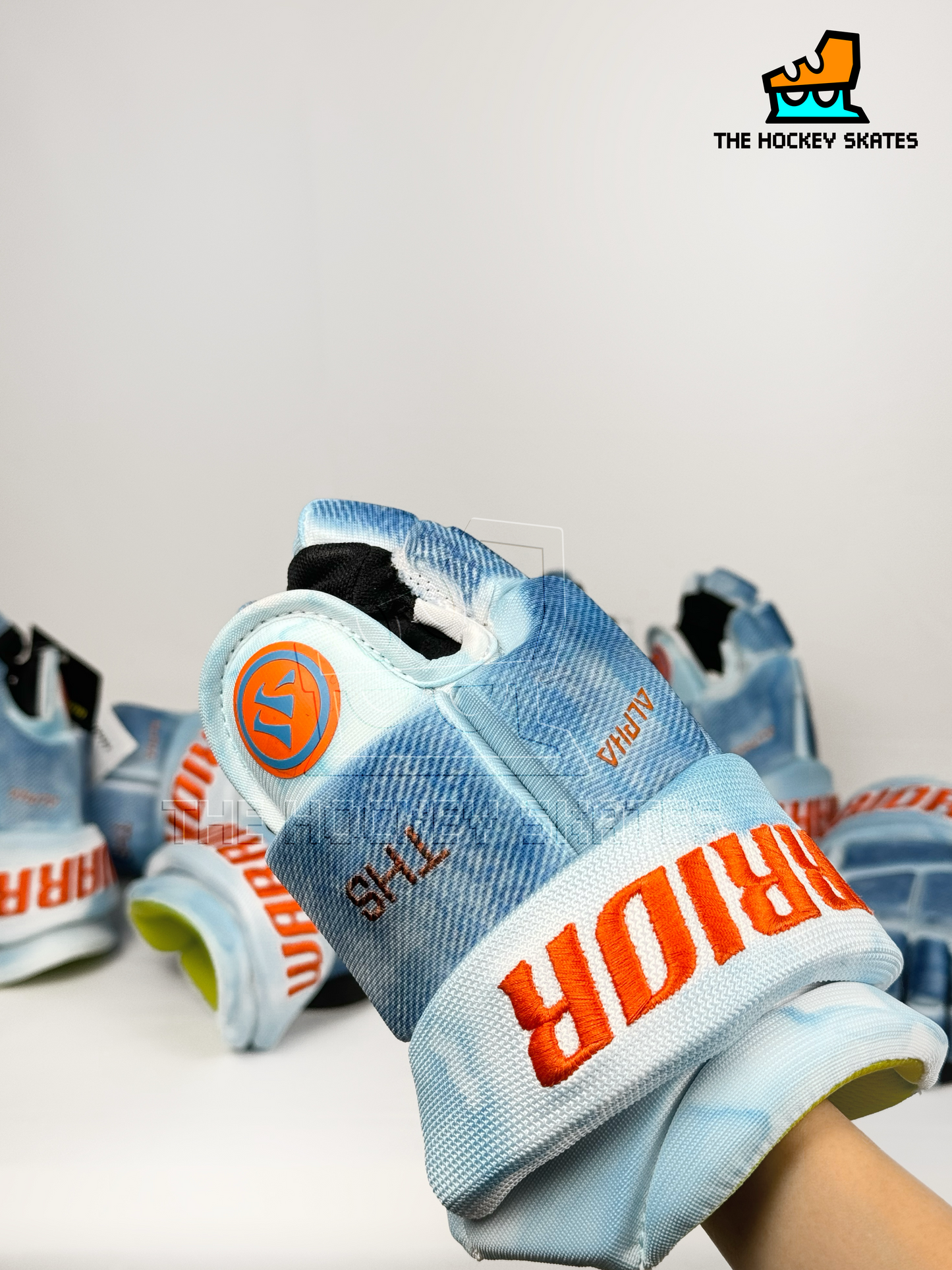 Warrior Hockey Gloves-Jeans