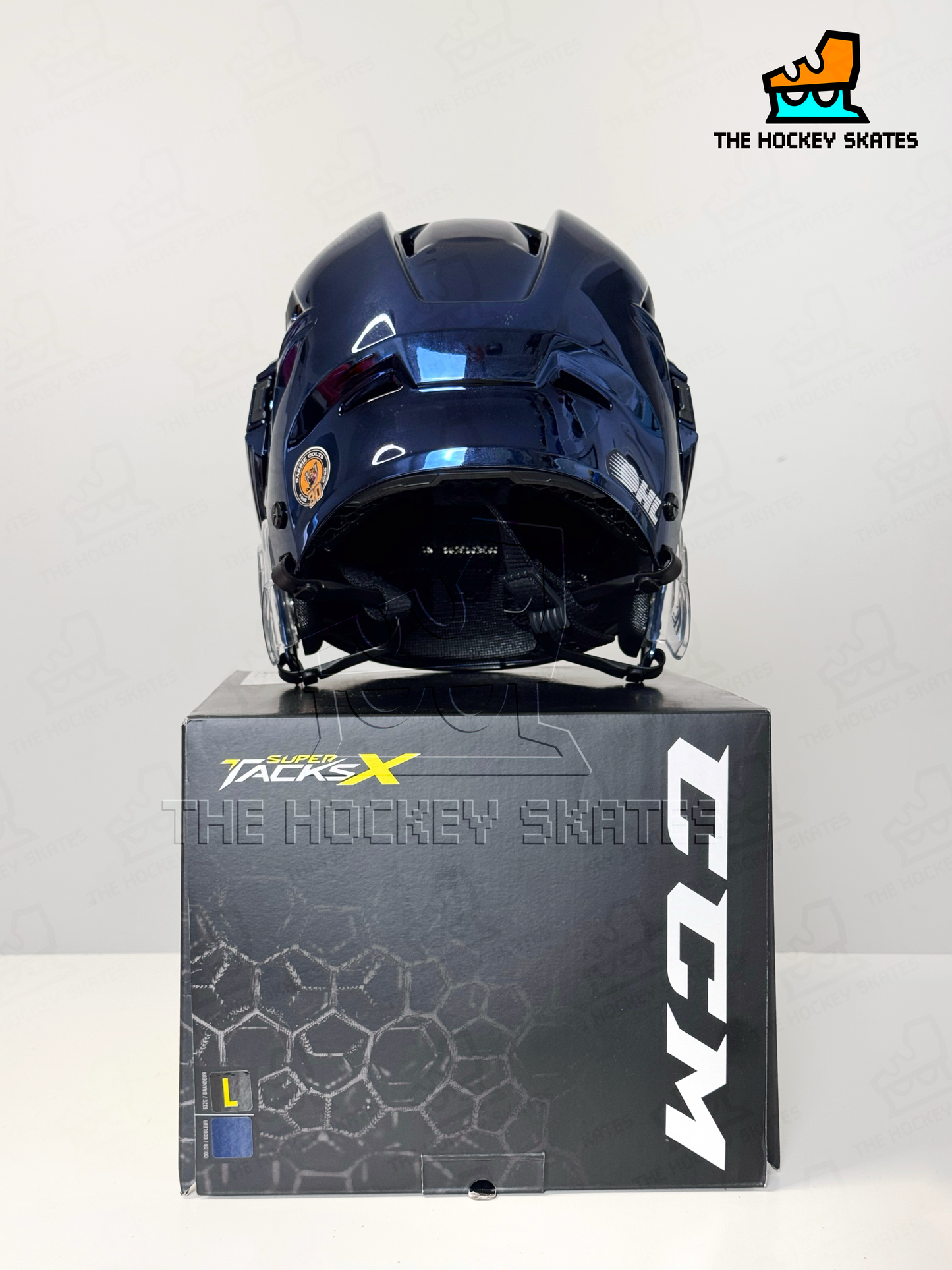 CCM Super Tacks X-Navy Chrome