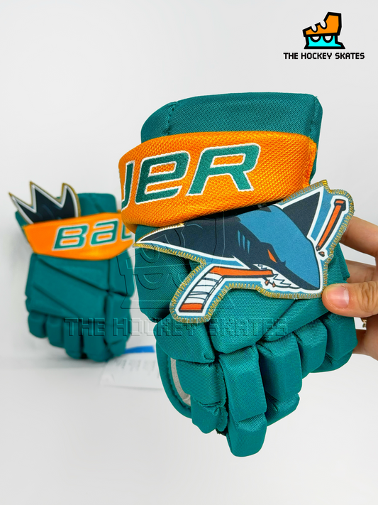 Bauer Hockey Gloves-"Sew and Cut"-Shark