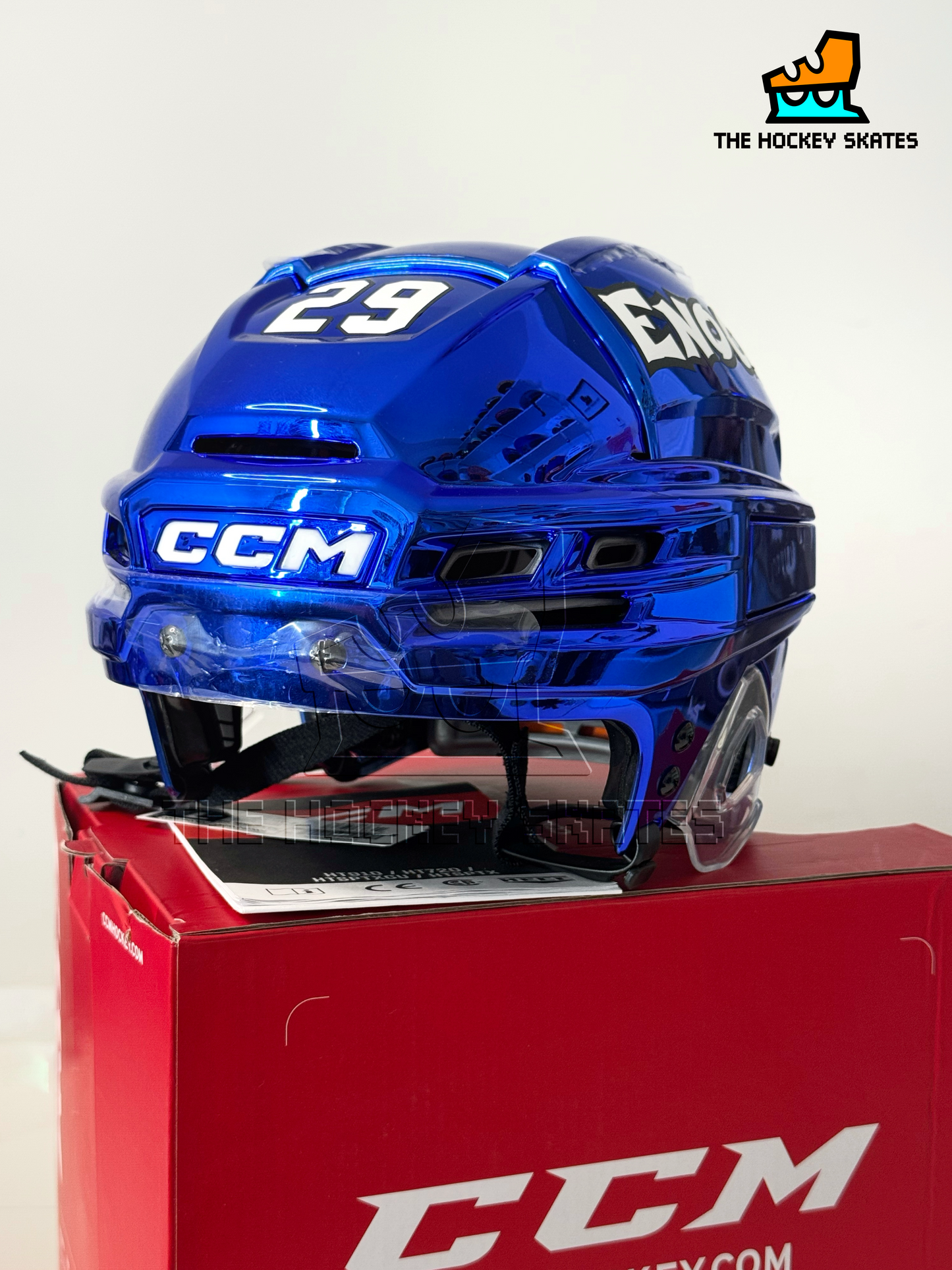CCM Tacks 910 Helmet-Blue Metallic