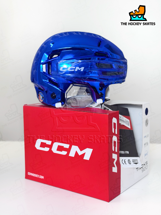 CCM TACKS 920 Hockey Helmet-Royal Chrome
