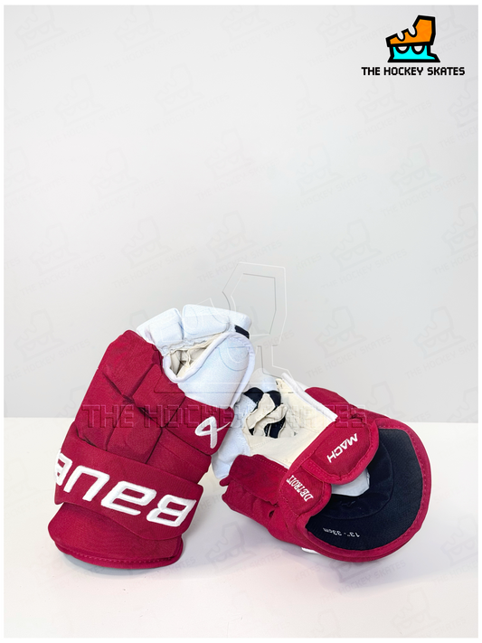 Bauer Mach-Detroit Red Wings Stadium Series Hockey Gloves