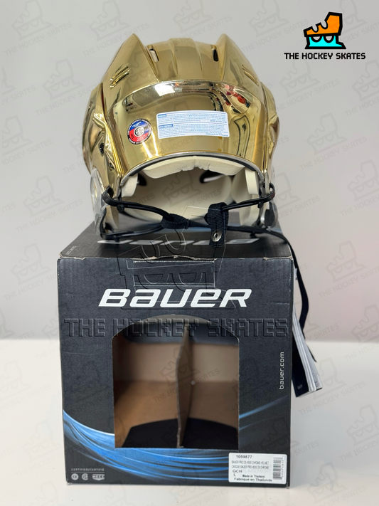 Bauer 4500 Hockey Helmet-Gold Chrome