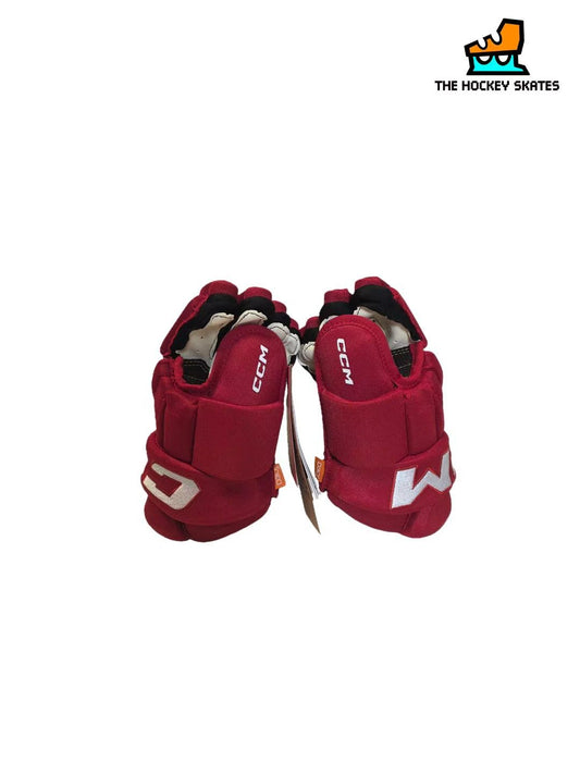 CCM HG95T Junior Hockey Gloves-Custom-Red
