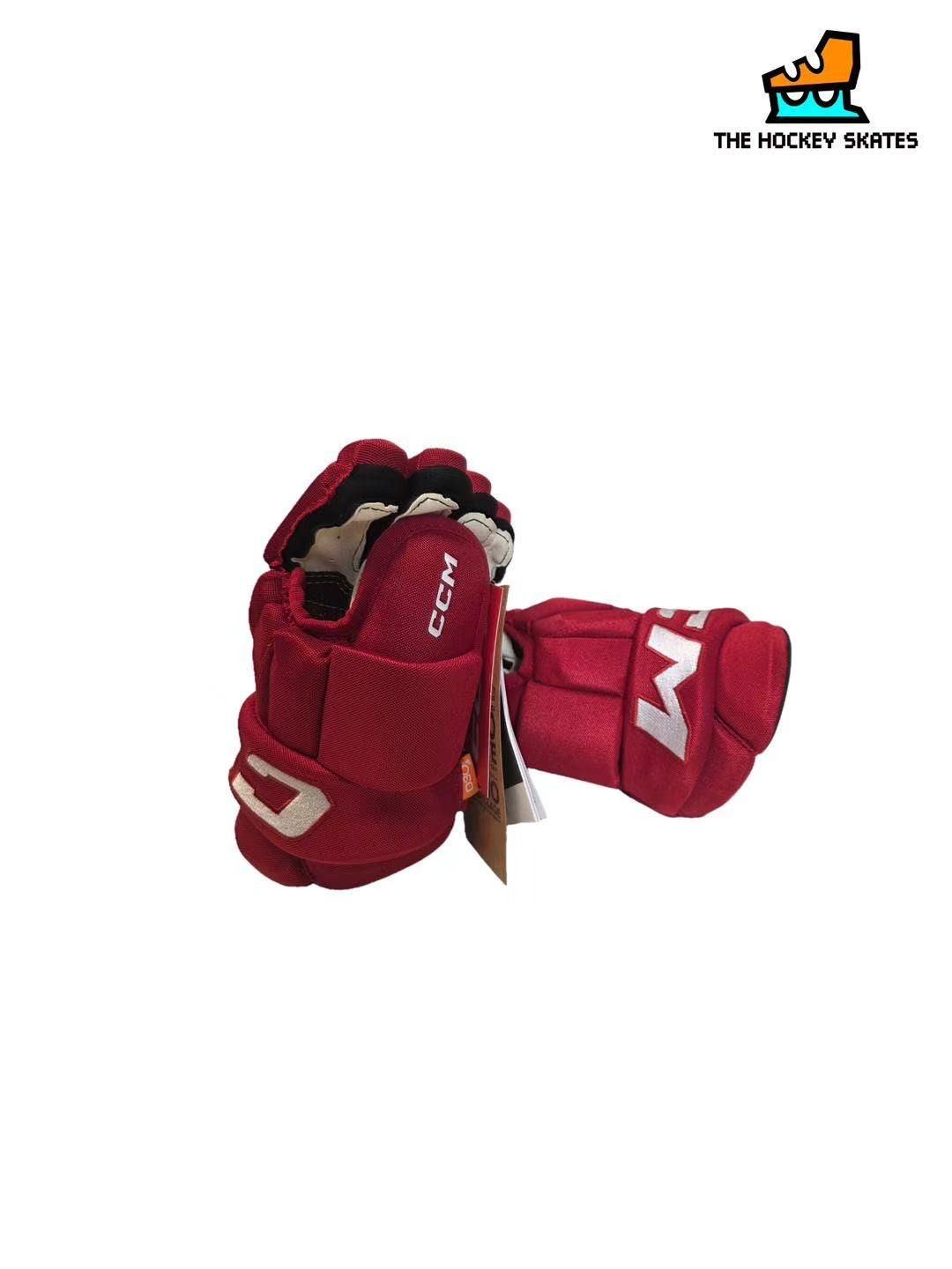 CCM HG95T Junior Hockey Gloves-Custom-Red