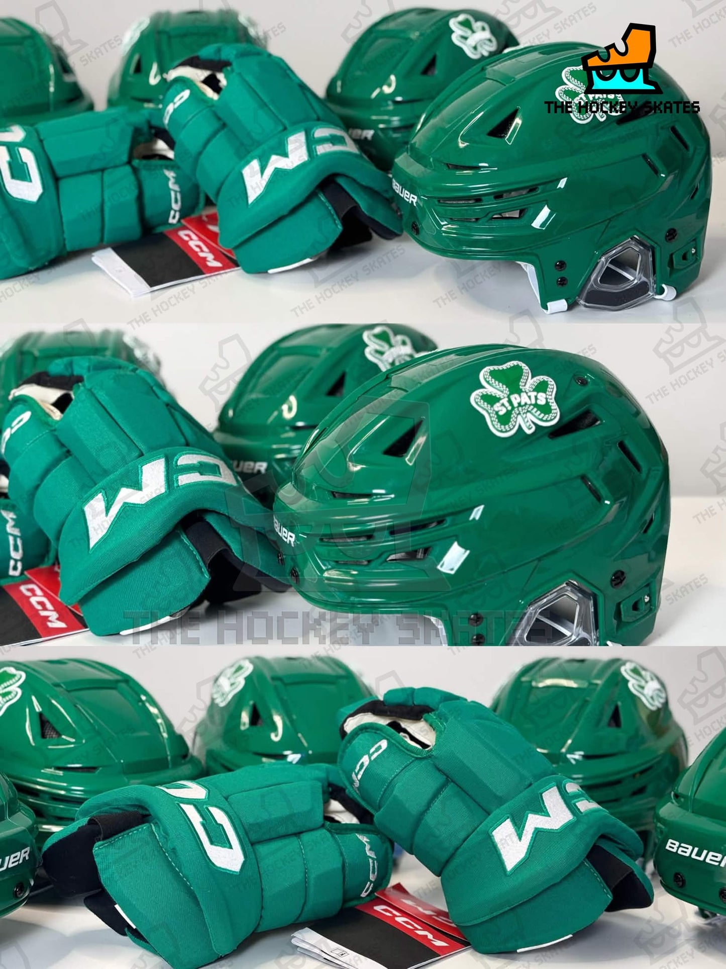 Bauer Re-Akt 150 Hockey Helmet - Green (St. Pats)