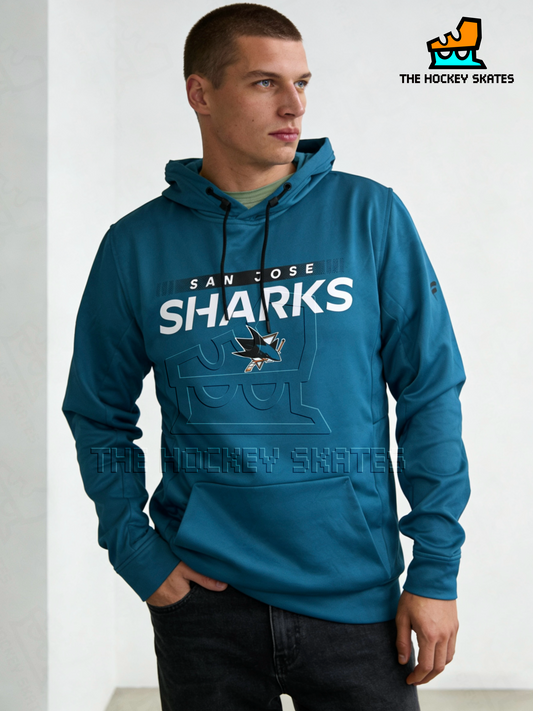 San Jose Sharks Authentic Pro Hoodie-Team Issued