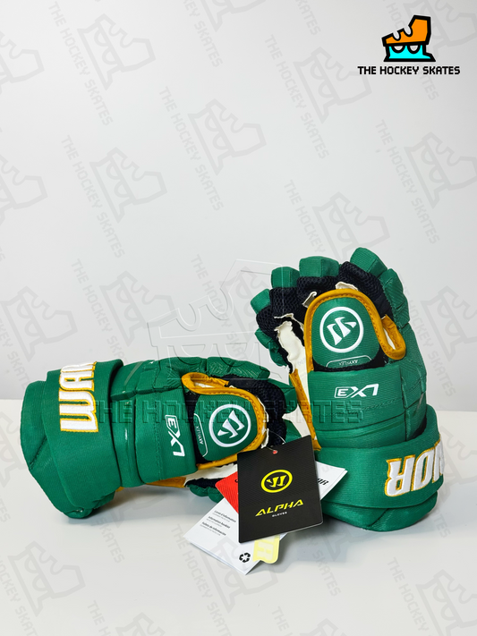 Warrior LX3 Pro Color Hockey Gloves-Junior-Wild Retro