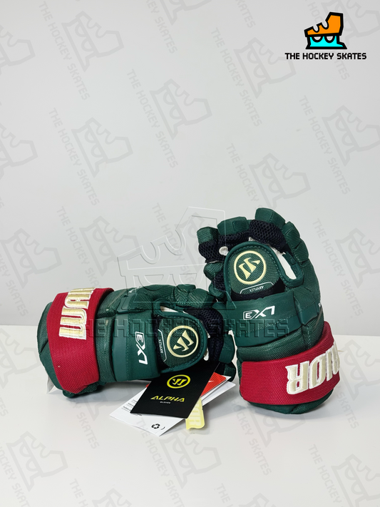 Warrior LX3 Pro Color Hockey Gloves-Junior-Wild