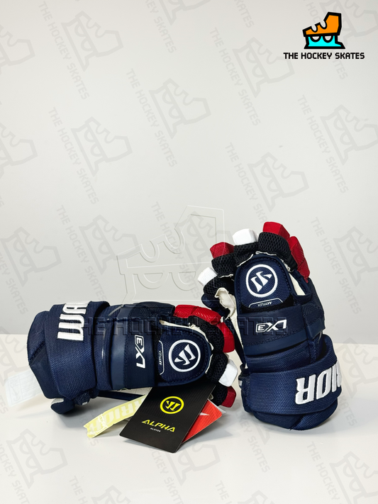 Warrior LX3 Pro Color Hockey Gloves-Junior-USA
