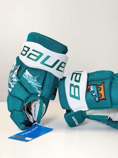 Bauer "Shark" Custom Hockey Gloves