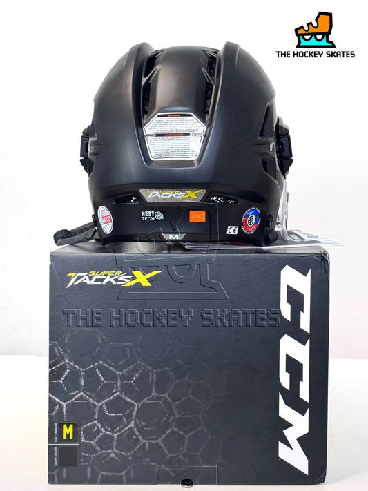 CCM Super Tacks X-Medium-Matte Black-Seattle Kraken