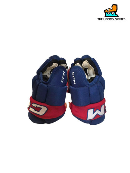 CCM HG95T Junior Hockey Gloves-Custom-Royal/Red