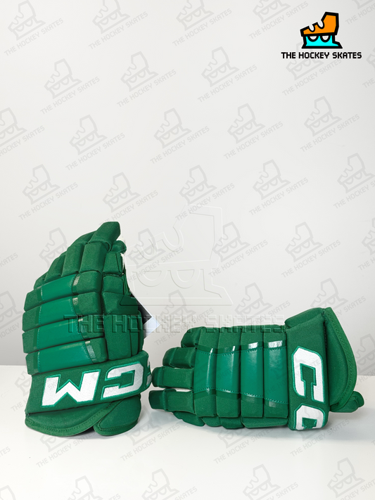 CCM HG 97 Hockey Gloves-St.Pats Green