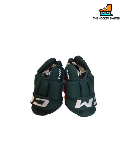 CCM HG95T Junior Hockey Gloves-Custom-Dark Green