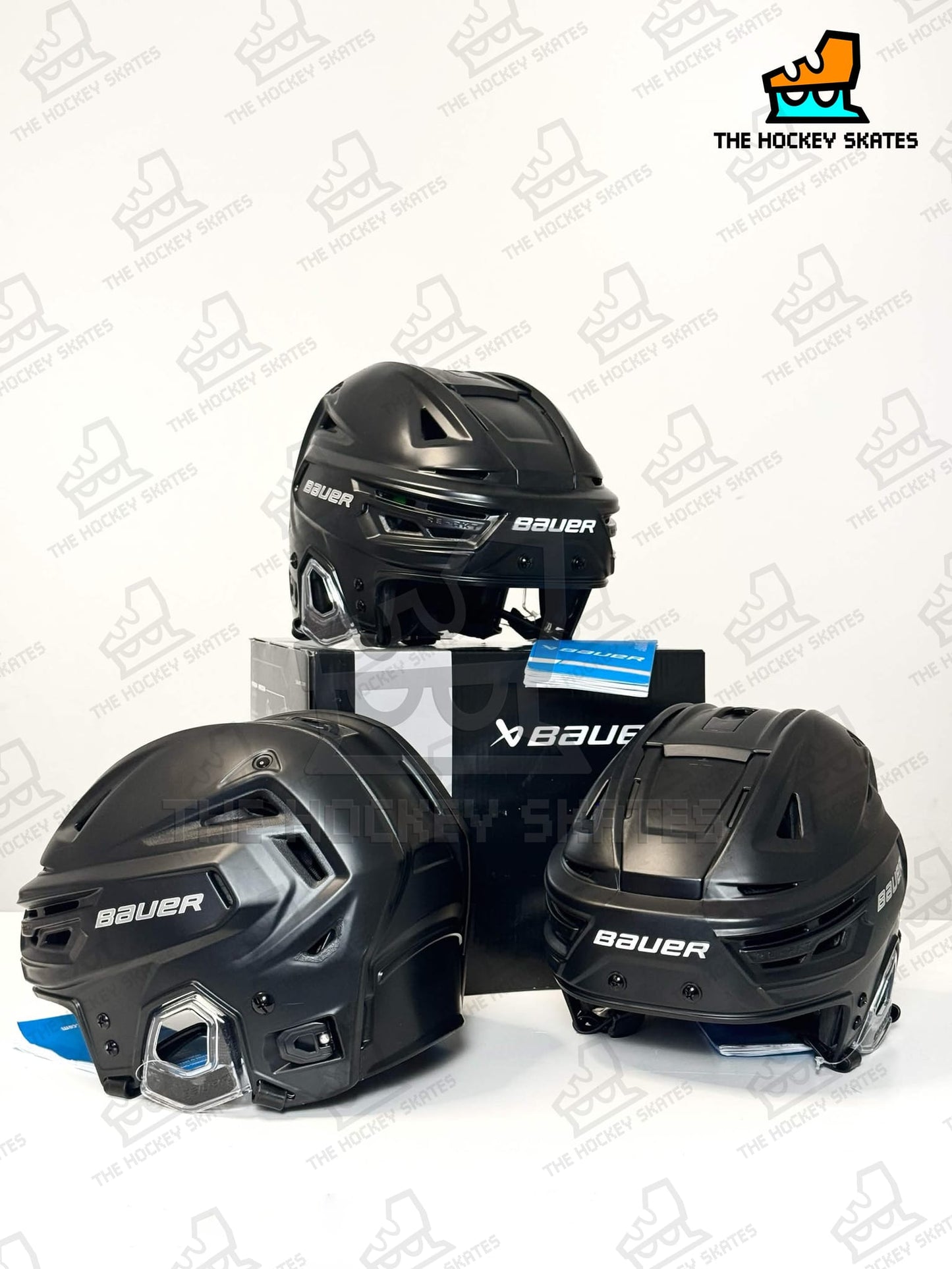 Bauer Re-akt 155 Matte Black Hockey Helmet