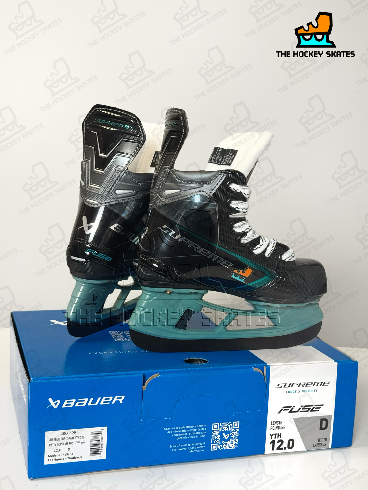 Bauer Fuse Youth Skates-Custom-Custom Holders and Steel