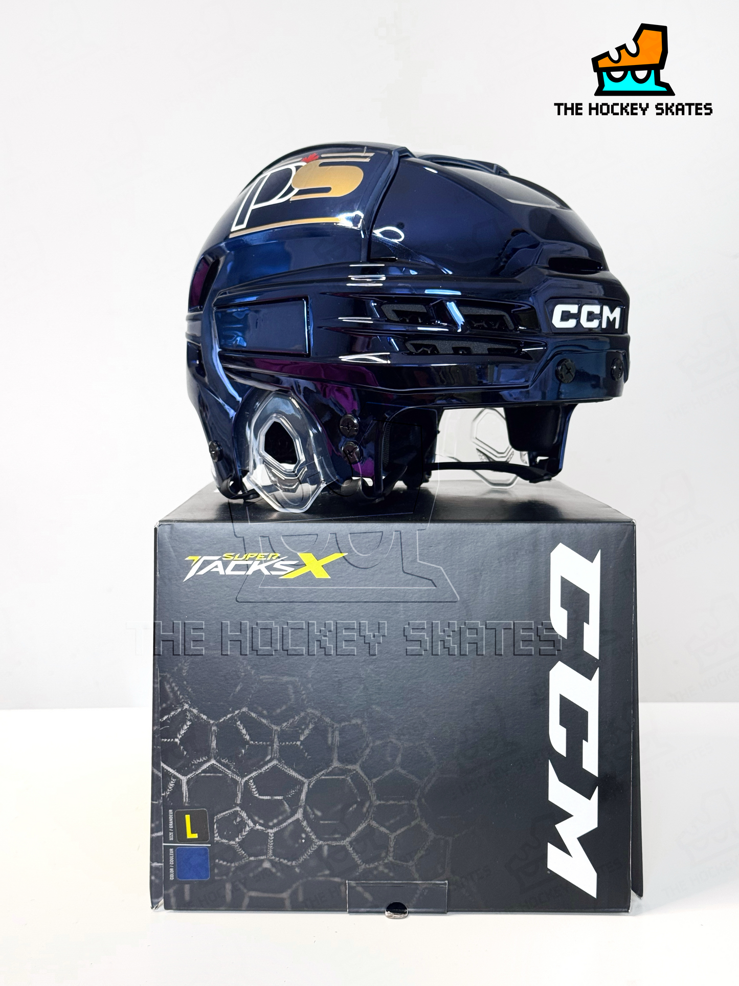 CCM Super Tacks X-Navy Chrome