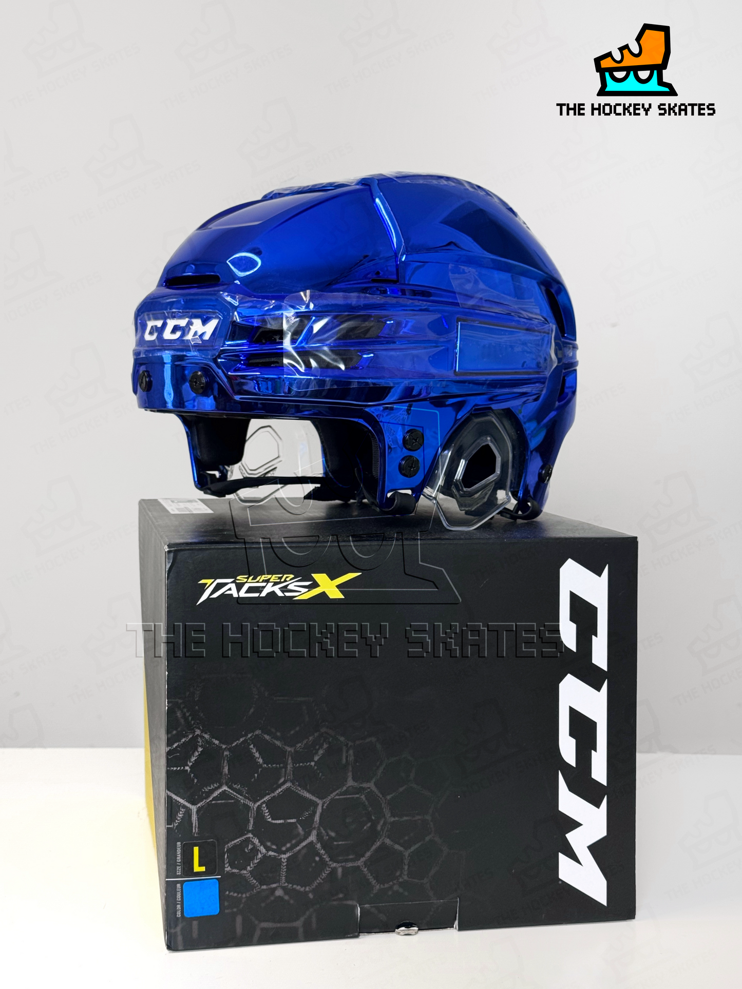 CCM SUPER TACKS X-ROYAL CHROME-VANCOUVER CANUCKS