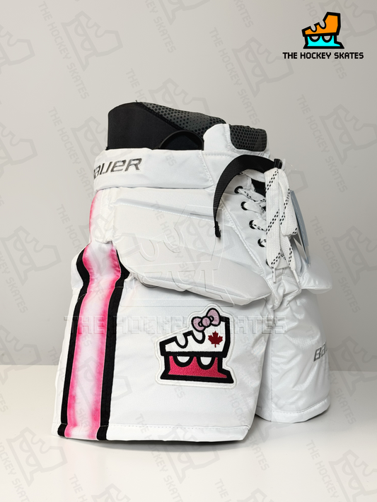 "Hockey For Girl" Themed Bauer Custom Hockey Goalie Pants