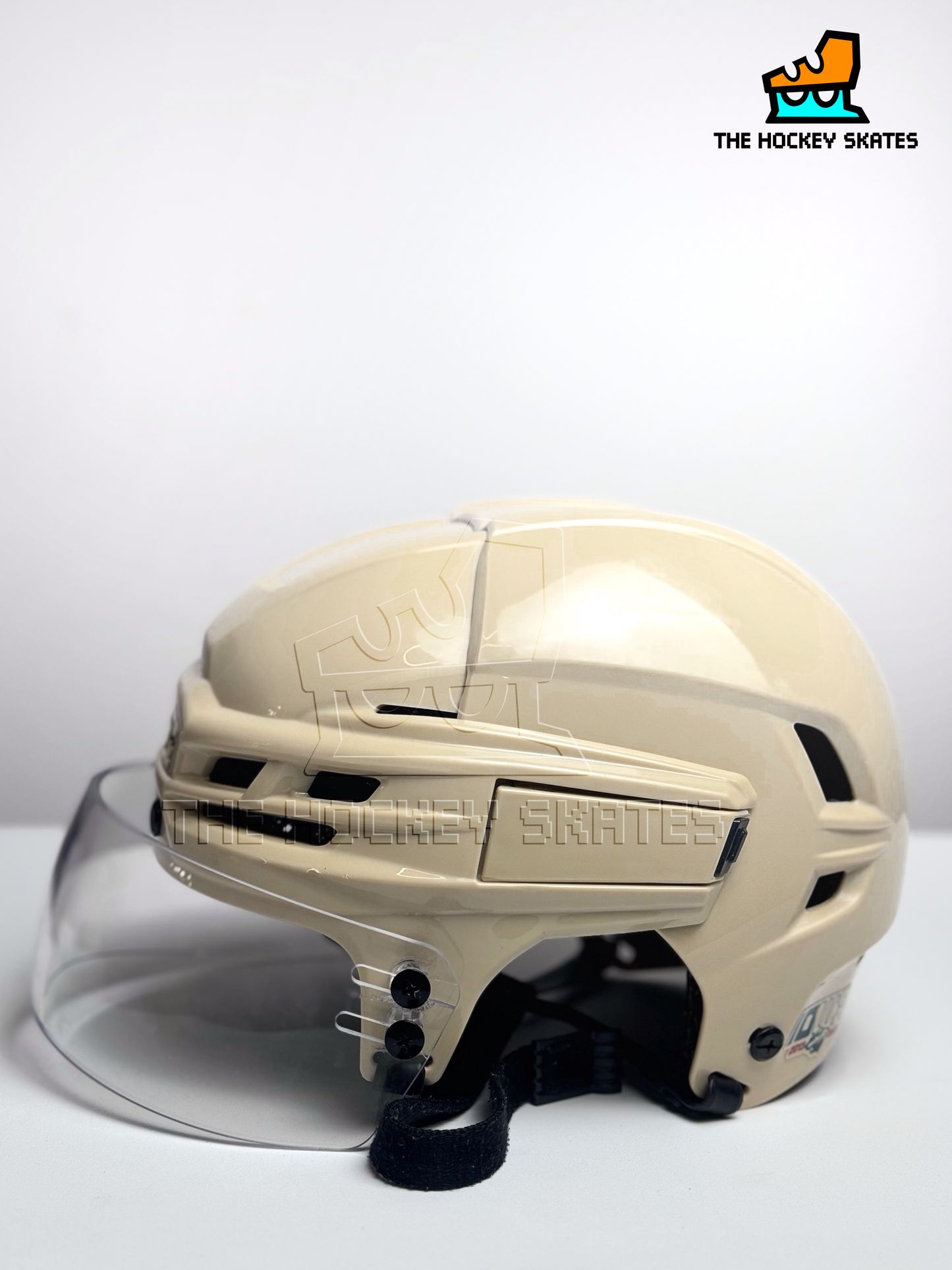 CCM Super Tacks X Hockey Helmet-Beige