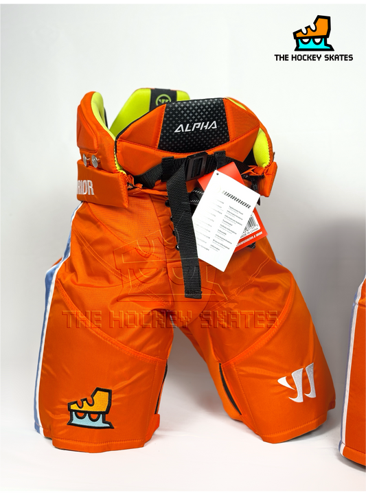 Warrior Alpha Pro Hockey Pants-Orange