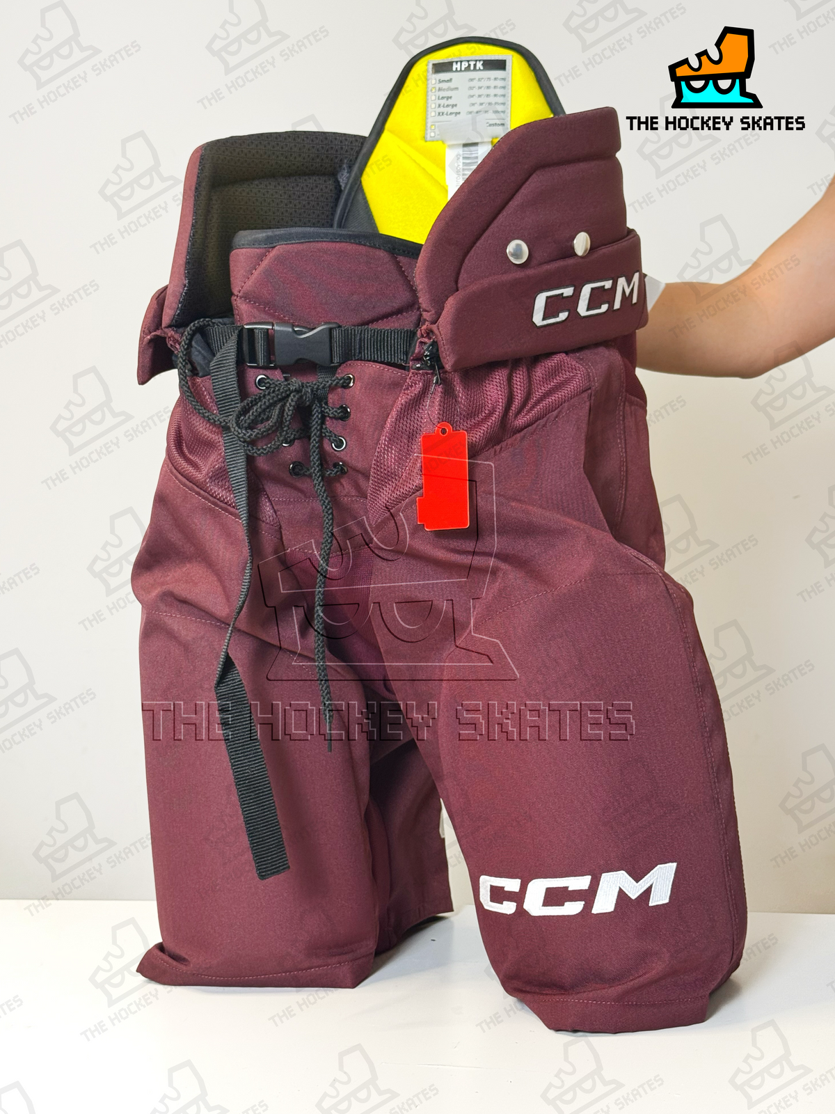 Maroon-CCM HPTK Hockey Pant