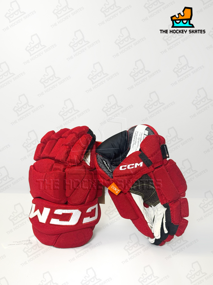 CCM HG95T Junior Hockey Gloves-Custom-Red