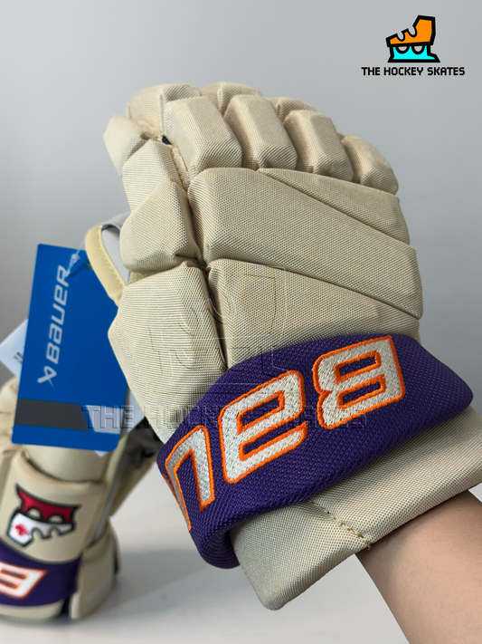 Bauer Hockey Gloves-"Sew and Cut"-Beige