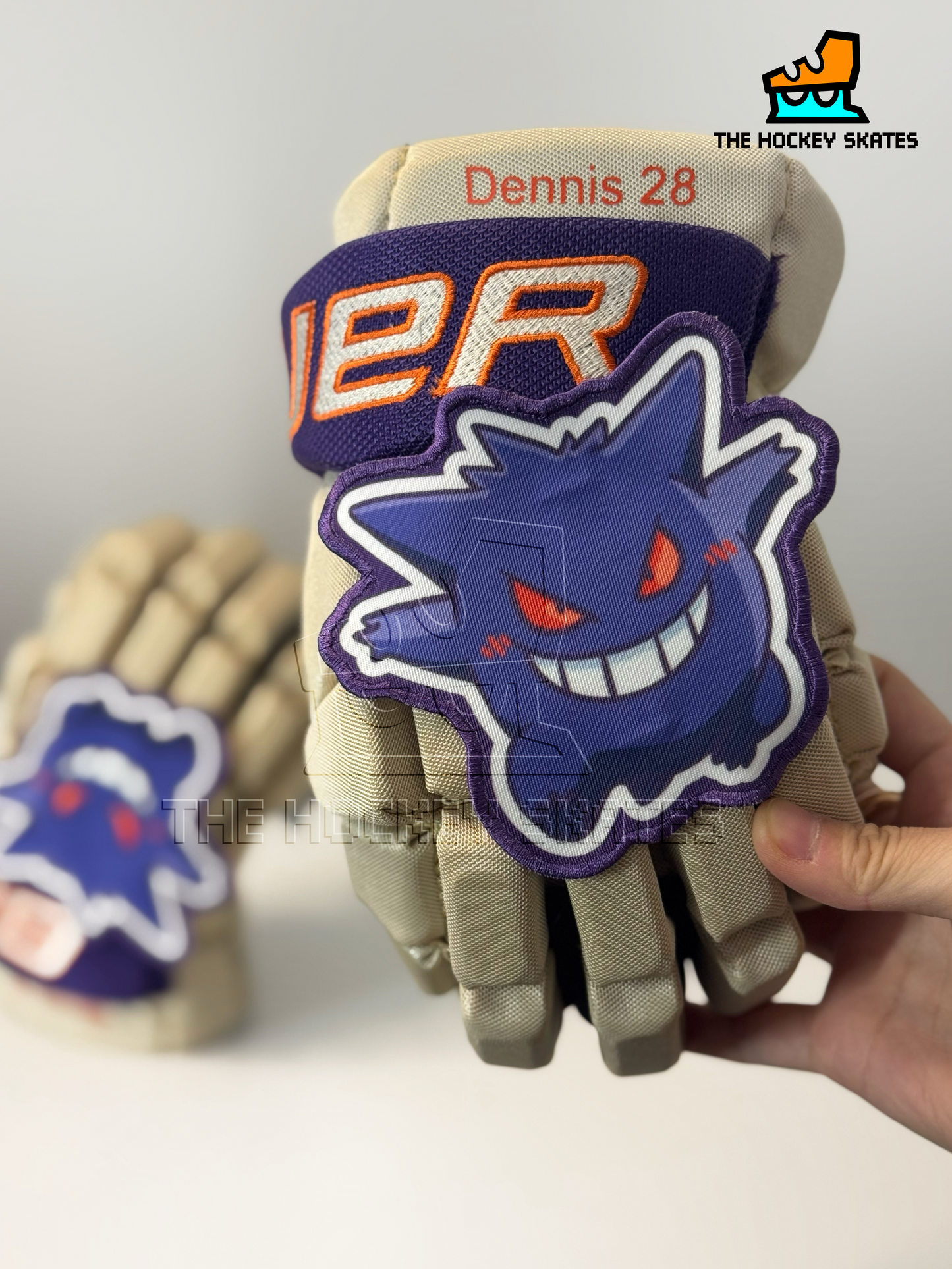 Bauer Hockey Gloves-"Sew and Cut"-Beige