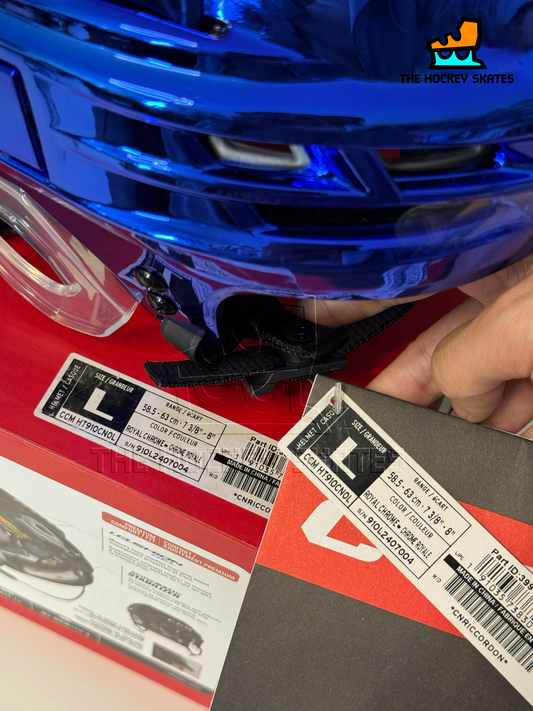 CCM Tacks 910 Helmet-Blue Metallic