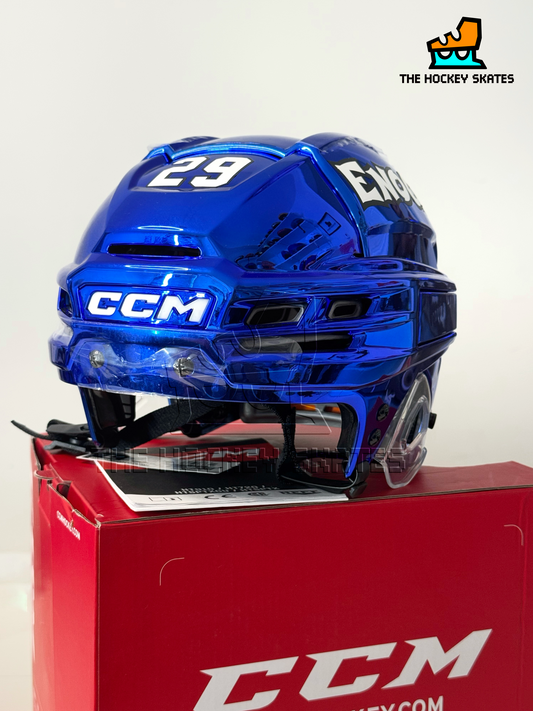 CCM Tacks 910 Helmet-Blue Metallic