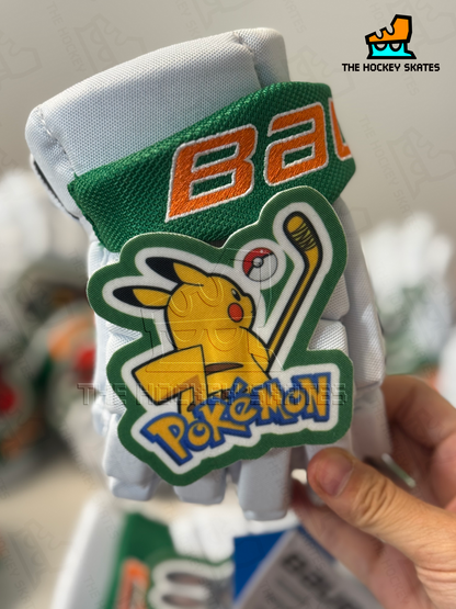 Bauer Hockey Gloves-"Sew and Cut"-White