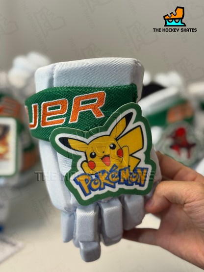 Bauer Hockey Gloves-"Sew and Cut"-White