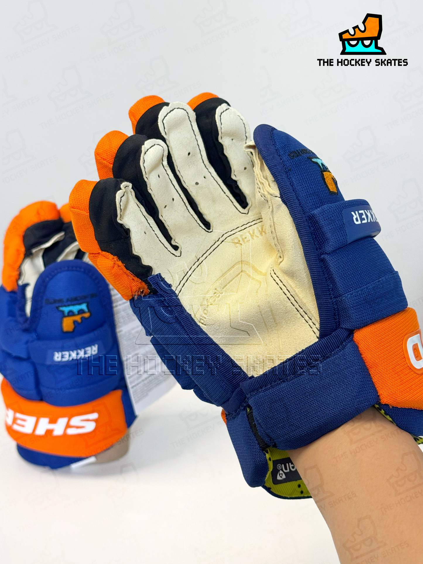 S25 Sherwood Morph Hockey Glove-Junior-Edmonton Oilers
