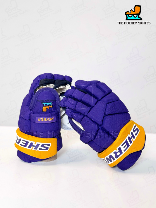 S25 Sherwood Morph Hockey Glove-Junior-LA Kings Purple