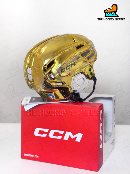 CCM TACKS 920 Hockey Helmet-Gold Chrome