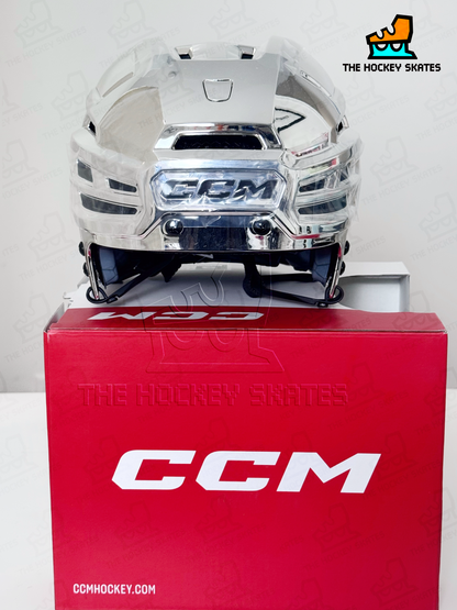 CCM TACKS 920 Hockey Helmet-Silver Chrome