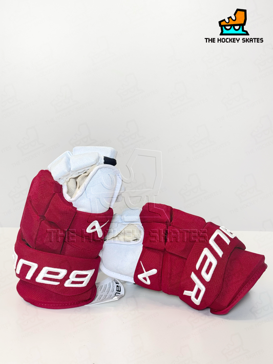 Bauer Mach-Detroit Red Wings Stadium Series Hockey Gloves