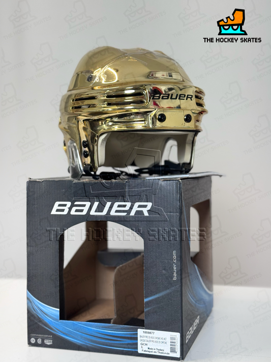 Bauer 4500 Hockey Helmet-Gold Chrome
