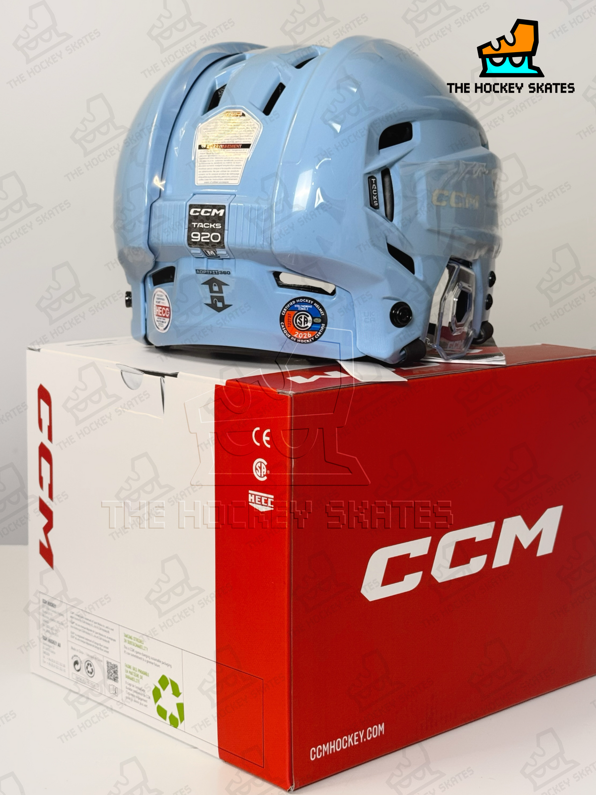 CCM Tacks 920 Hockey Helmet-Sky Blue