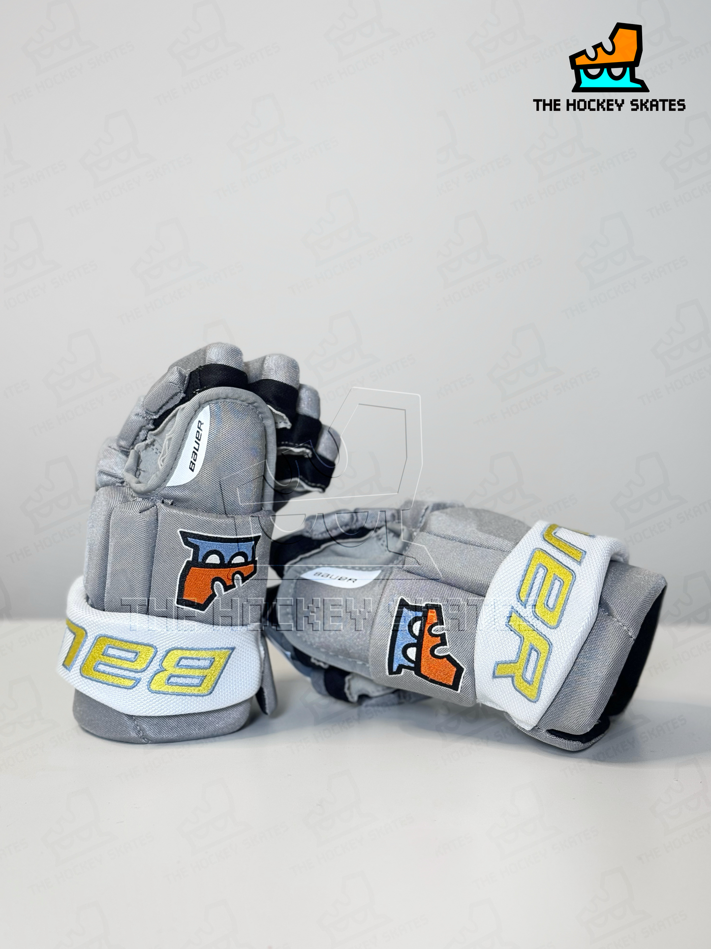 Bauer Hockey Gloves-Elephant Grey