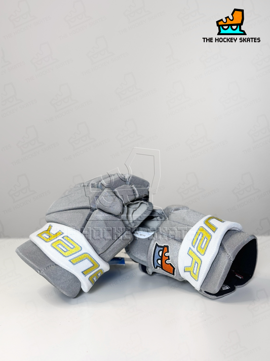Bauer Hockey Gloves-Elephant Grey