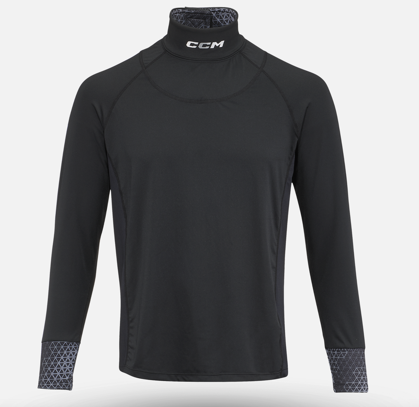 CCM Youth Neck Guard Long-Sleeve Top Cut Protection Baselayer