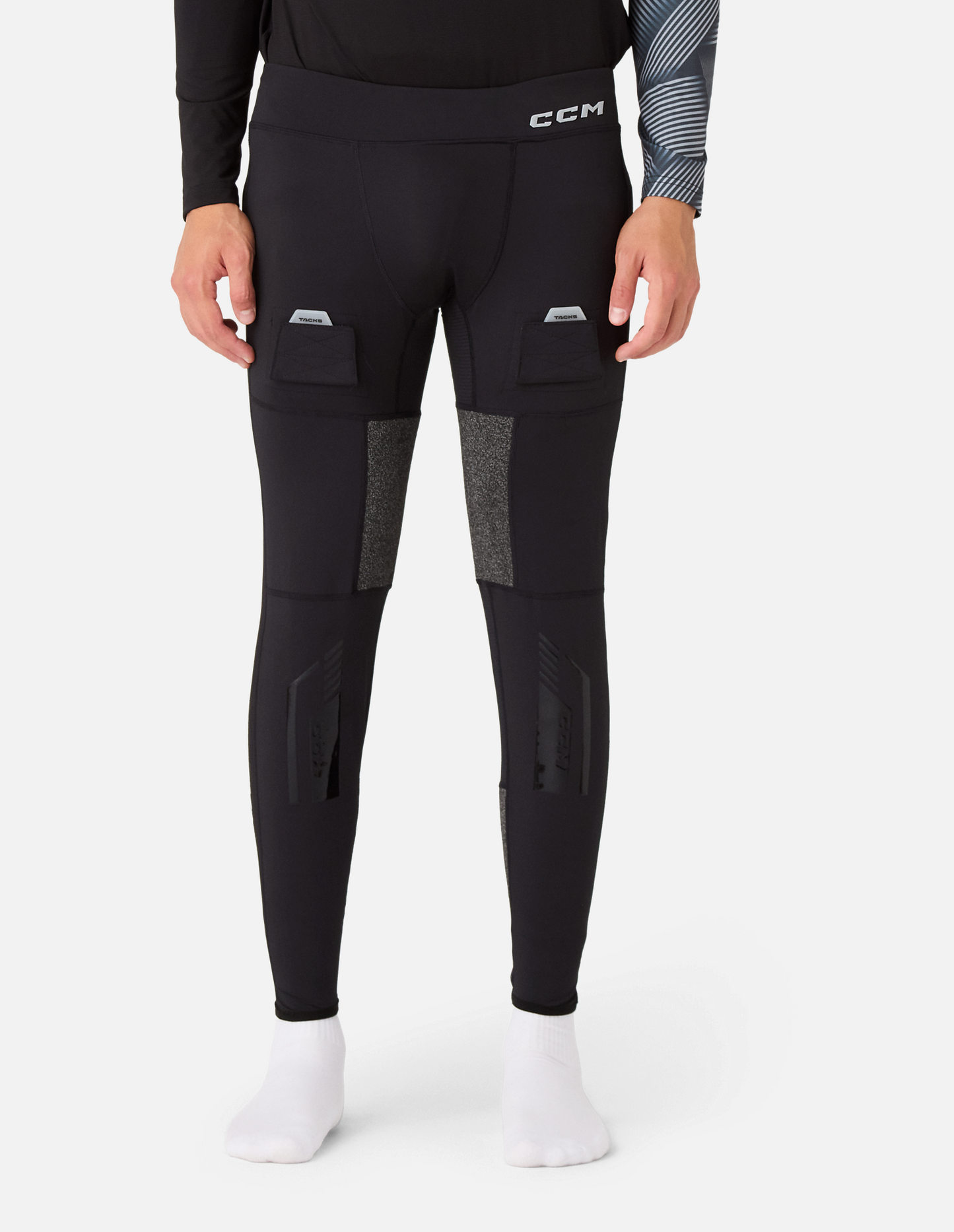 CCM Tacks Pro Cut Protection Baselayer Pant with Jock Junior