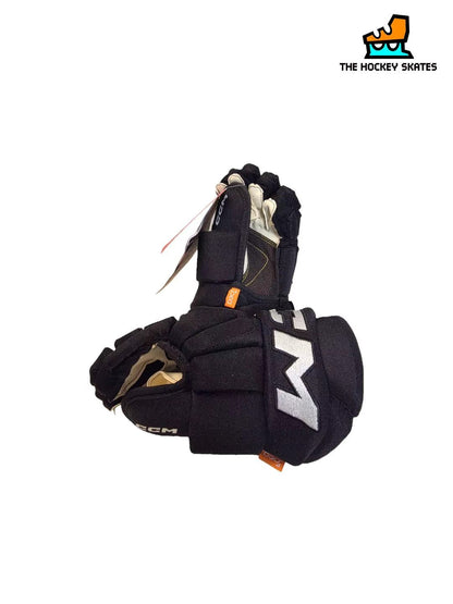 CCM HG95T Junior Hockey Gloves-Custom-Black/White