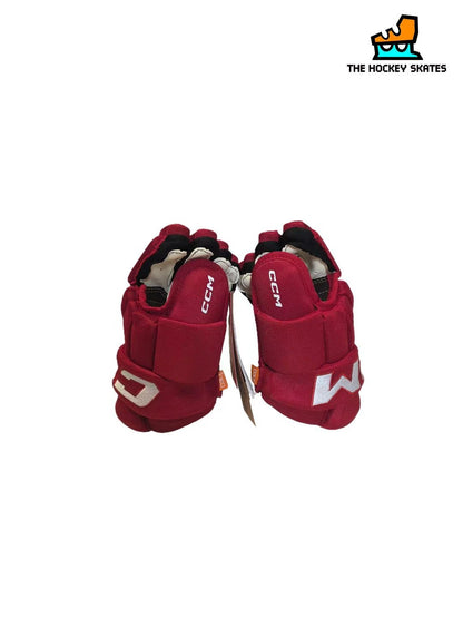 CCM HG95T Junior Hockey Gloves-Custom-Red