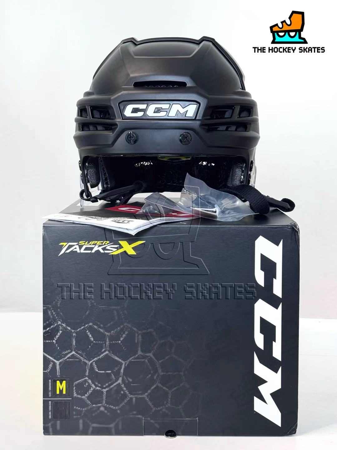 CCM Super Tacks X-Medium-Matte Black-Seattle Kraken