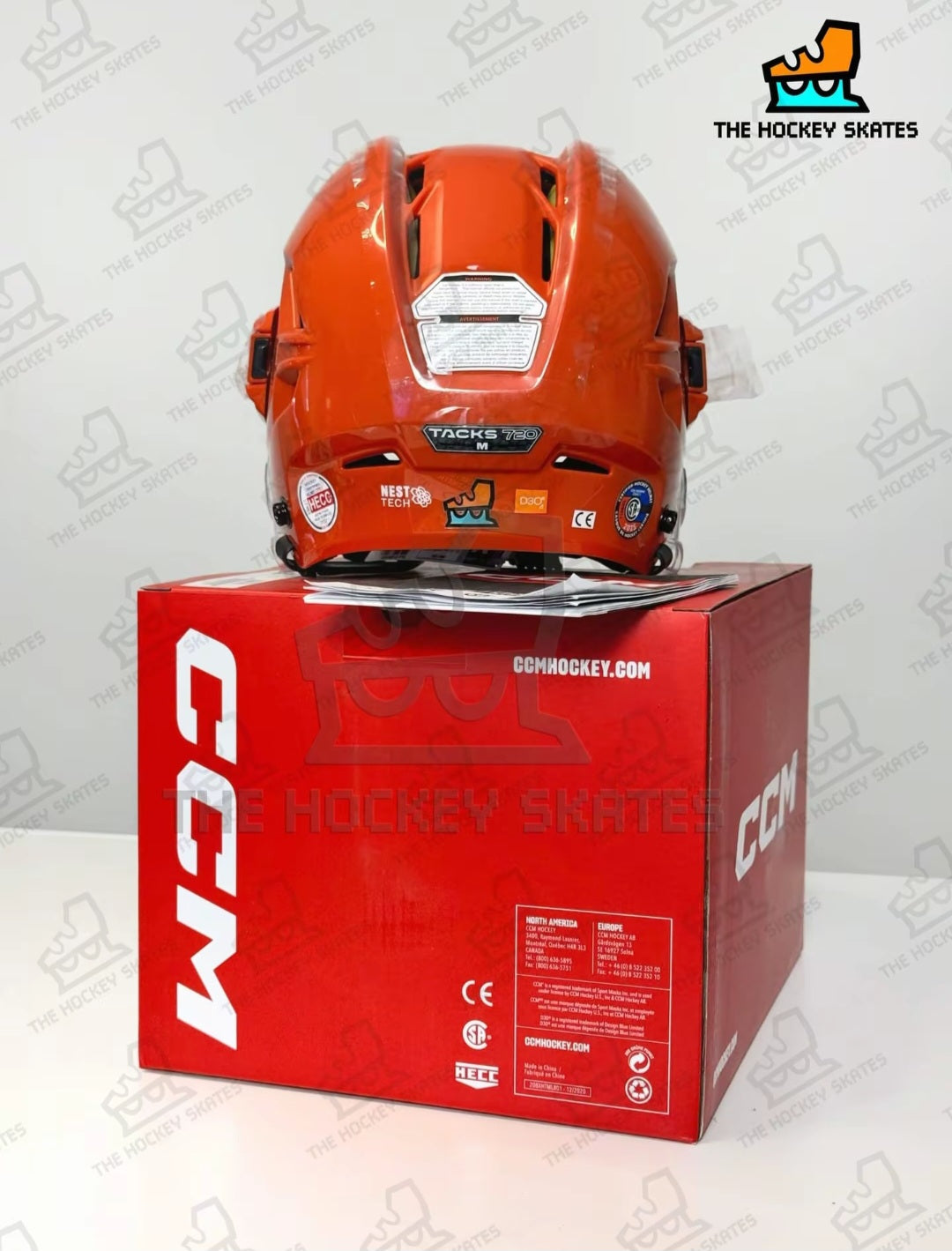 CCM Tacks 720 Hockey Helmet-Orange